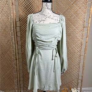 MissGuided Green dress